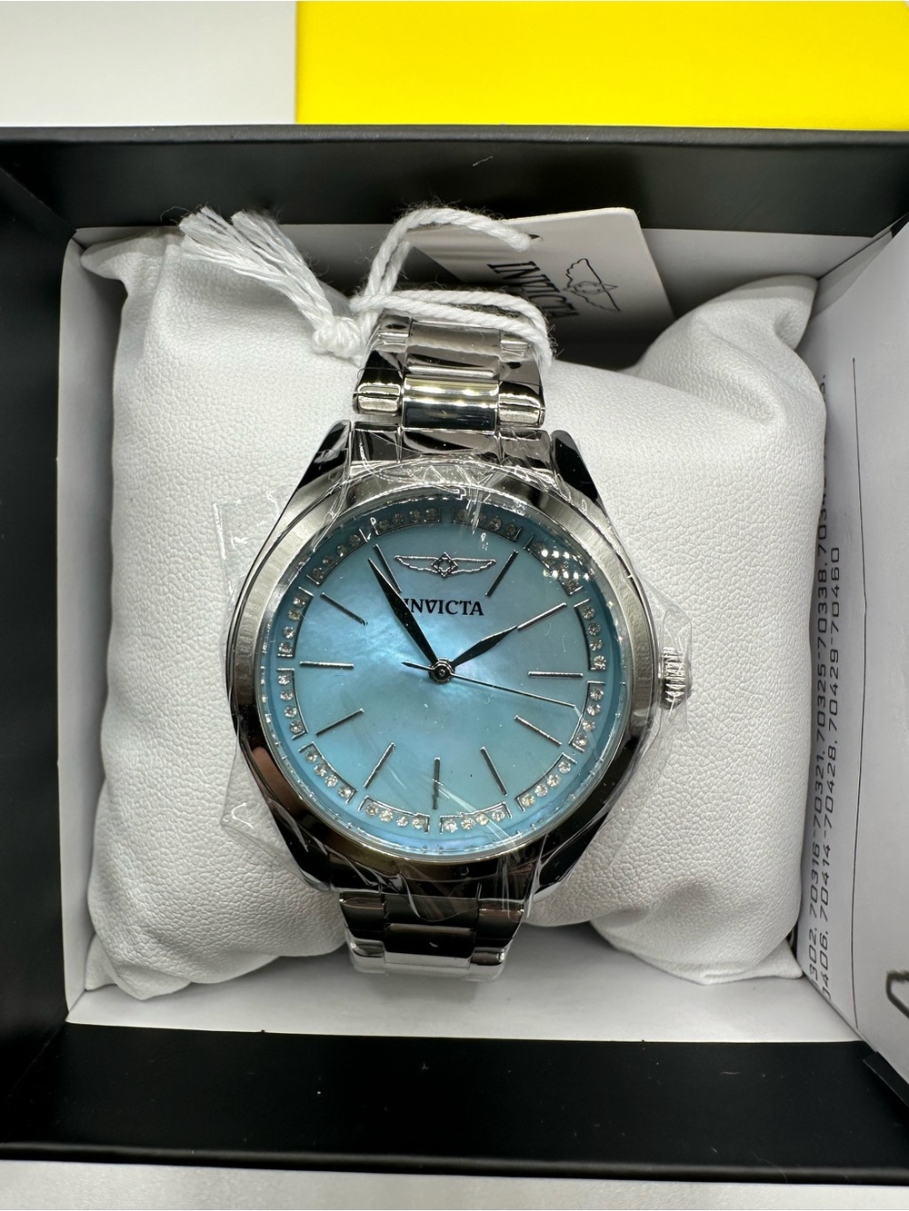 NEW IN BOX✨ Invicta Celestial Lady 33mm Silver Blue Mother of Pearl 70416